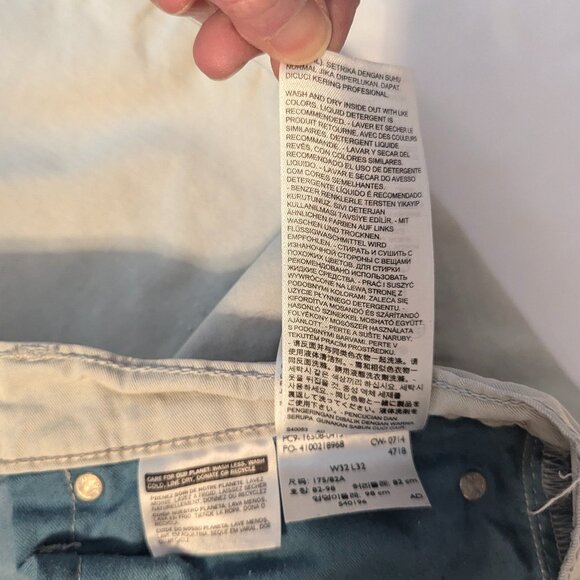 Levi's 508 Size 32x32 Straight Leg Light Khaki Color - Picture 14 of 15